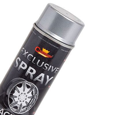 Exclusive Spray 500ml - Hochqualitativer Acryllack mit metallischem Effekt für Felgen, Kappen und andere Gegenstände
